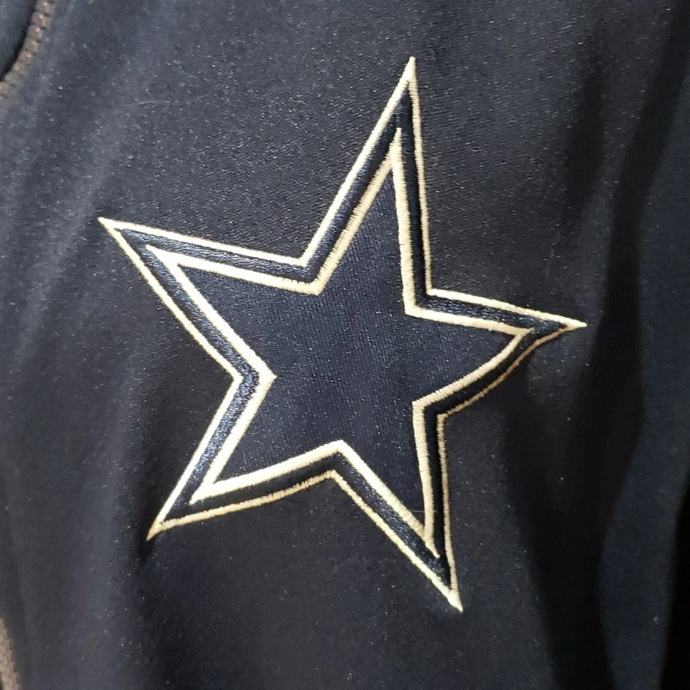 NFL Dallas Cowboys Full Zip Field Jacket Sz XXL - Picture 2 of 10